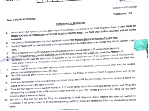 M.Ed 2018 Entrance Paper