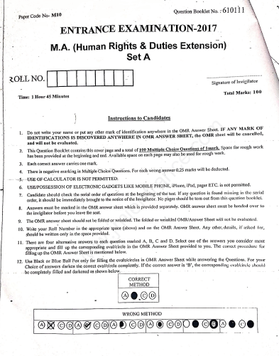 MA HUMAN RIGHTS 2017