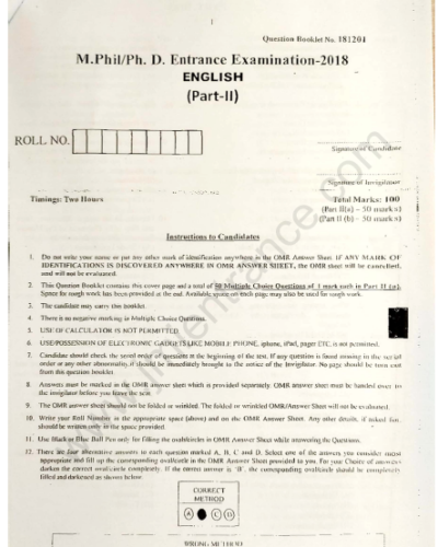 P.hD/M.Phil in English Literature - Jamia Millia Islamia - 2018