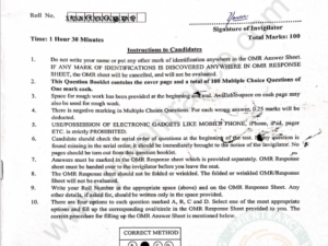 MA Political Science 2020 - Jamia Entrance Question Paper