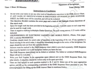 MA Public Administration 2020 - Jamia Entrance Question Paper