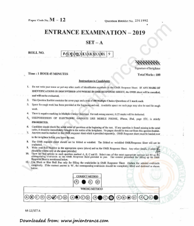 jamia-ma-sociology-2019-entrance-question-paper-pdf