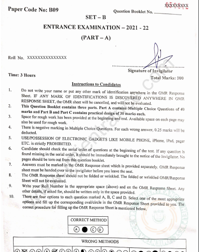 jamia-bfa-art-education-2021-entrance-question-paper