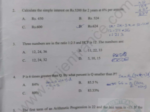 BHM, BTTM & BVov Food 2021 - Jamia Entrance Question Paper