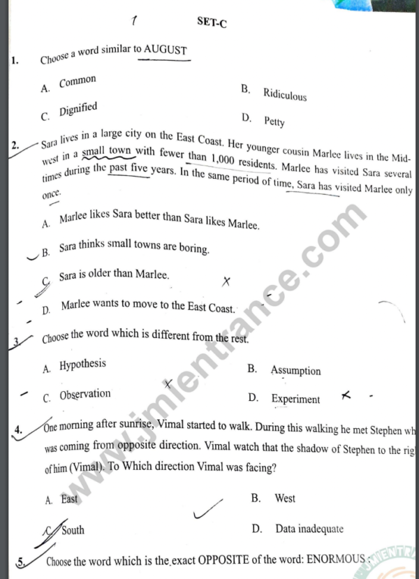 jamia-hrm-2022-entrance-question-paper