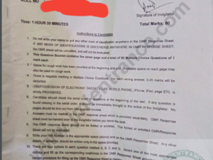 MA Social Work (MSW) 2022 - Jamia Entrance Question Paper