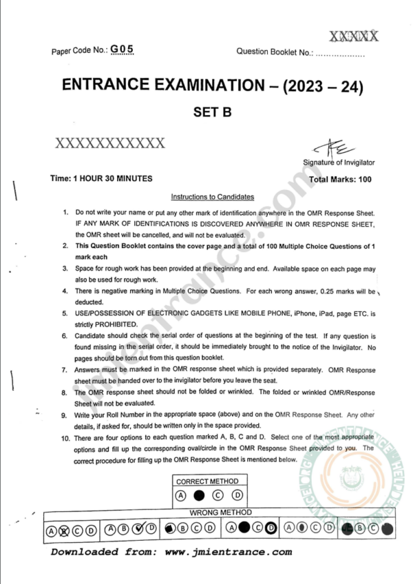 jamia-pg-diploma-educational-management-2023-entrance-question-paper