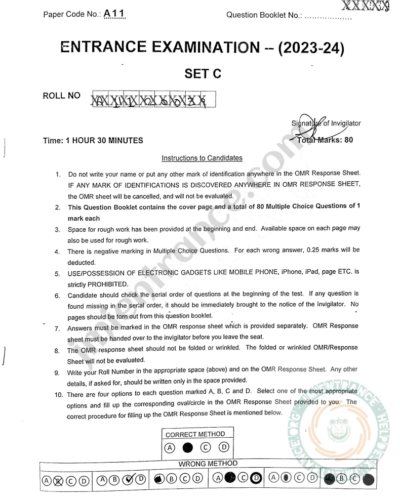 jamia-advanced-diploma-public-health-2023-entrance-question-paper