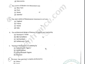BFA Painting 2023 - Jamia Entrance Question Paper