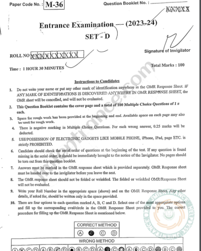 jamia-m.ed-2023-entrance-question-paper