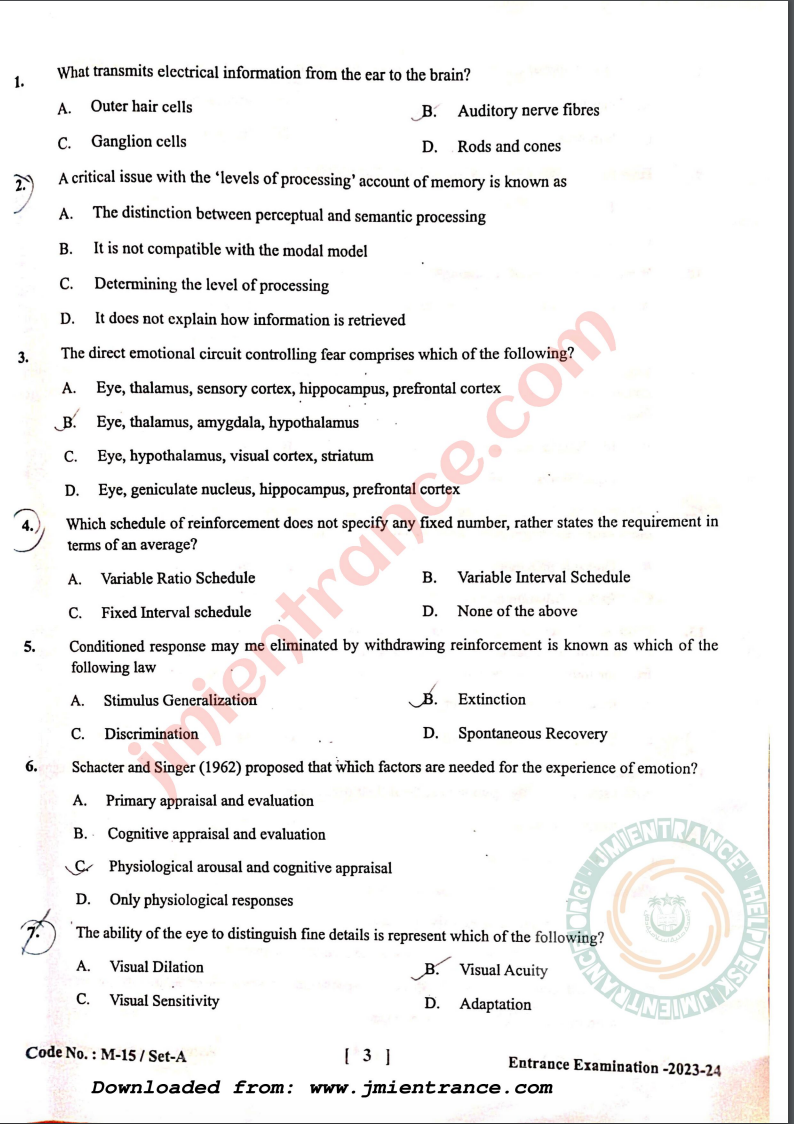 phd maths entrance exam question papers