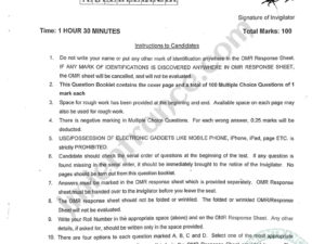 M.A / M.Sc (Development Extension) 2023 - Jamia Entrance Paper