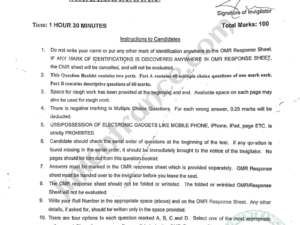 MA Hindi 2023 - Jamia Entrance Question Paper