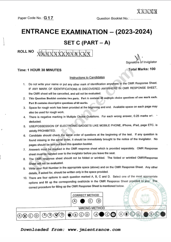 jamia-pg-diploma-english-hindi-translation-2023-entrance-question-paper