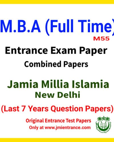 Jamia-MBA-7-Years-Combined-Entrance-Papers-M55