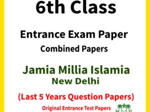 6th Class JMI (Combined 5 Years Question Papers)