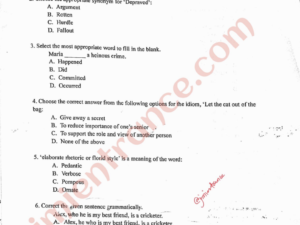 B.Ed Distance 2024 (January Batch) - Jamia Question Paper