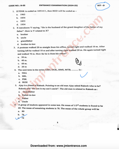 Jamia-ba-political-science-2024-entrance-question-paper-pdf-download