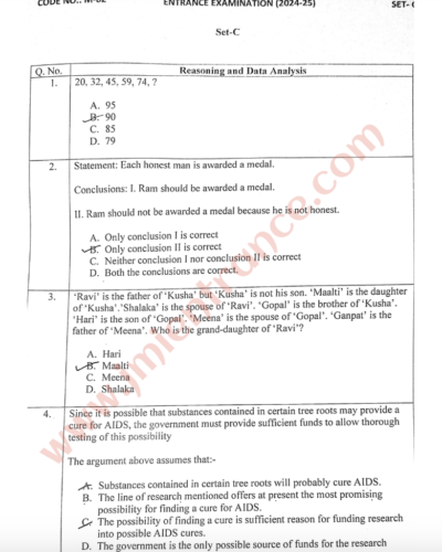 Jamia-mba-healthcare-hospital-2024-entrance-question-paper-pdf-free-download