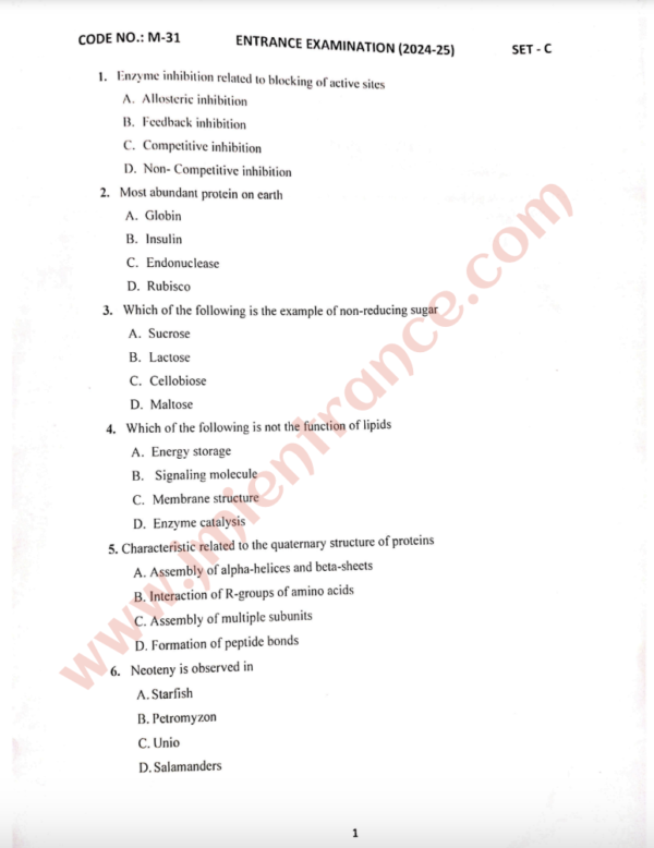 jamia-msc-biotechnology-2024-entrance-question-paper-pdf-free