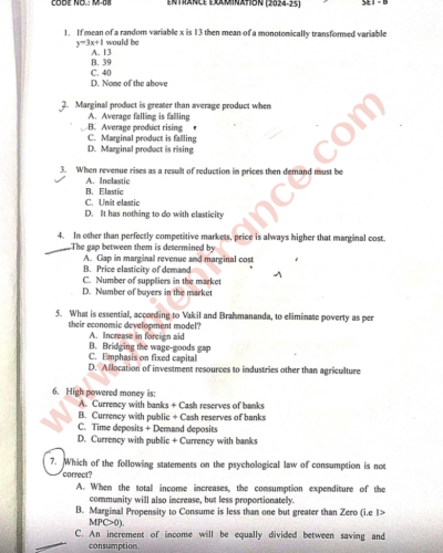 jamia-ma-economics-2024-pdf-entrance-question-paper