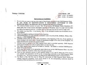 PhD English (Part-II) 2024 - Jamia Entrance Question Paper
