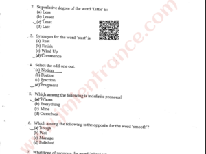 6th Class 2025 - Jamia Entrance Question Paper