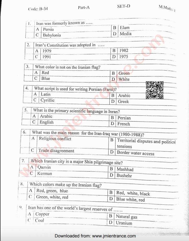 ba-persian-2025-jamia-entrance-question-paper-download-jmientrance