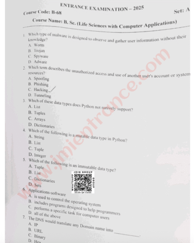 jamia-bsc-life-scinces-computer-applications-2025-entrance-question-paper-pdf-jmientrance