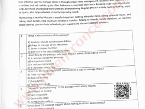 11th Commerce 2026 - Jamia School Entrance Question Paper