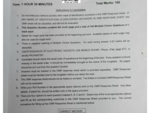 PG Diploma in NGO Management 2026 - Jamia Entrance Paper