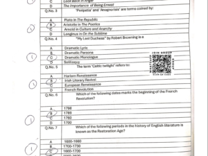 MA English 2026 - Jamia Entrance Question Paper